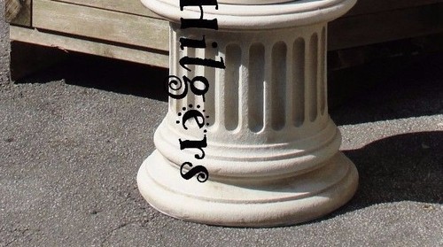 Säule Blumensäule Dekosäule Podest Tisch Wohnen Garten Möbel Säulen 1007 F38 - 第 1/3 張圖片