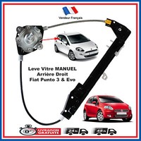 Fenster-Regler Hintere Recht Manuell FüR Fiat Punto EVO 3 Grande = 51723323