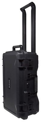 Citronic 127.254UK Heavy Duty Portable IP66 Waterproof ABS Trolley Case | Black