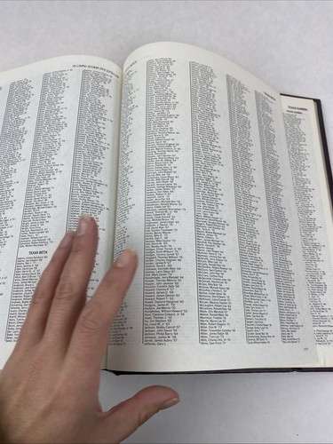 1977 SIGMA PHI EPSILON, Commemorative Alumni Directory, Hardcover, Fraternity - Picture 14 of 16