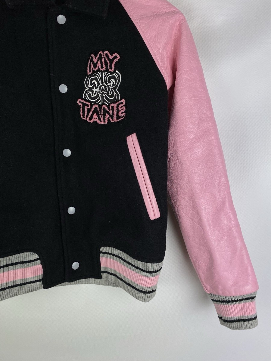 Alba Rosa My Tane ladies varsity leather / wool bomber