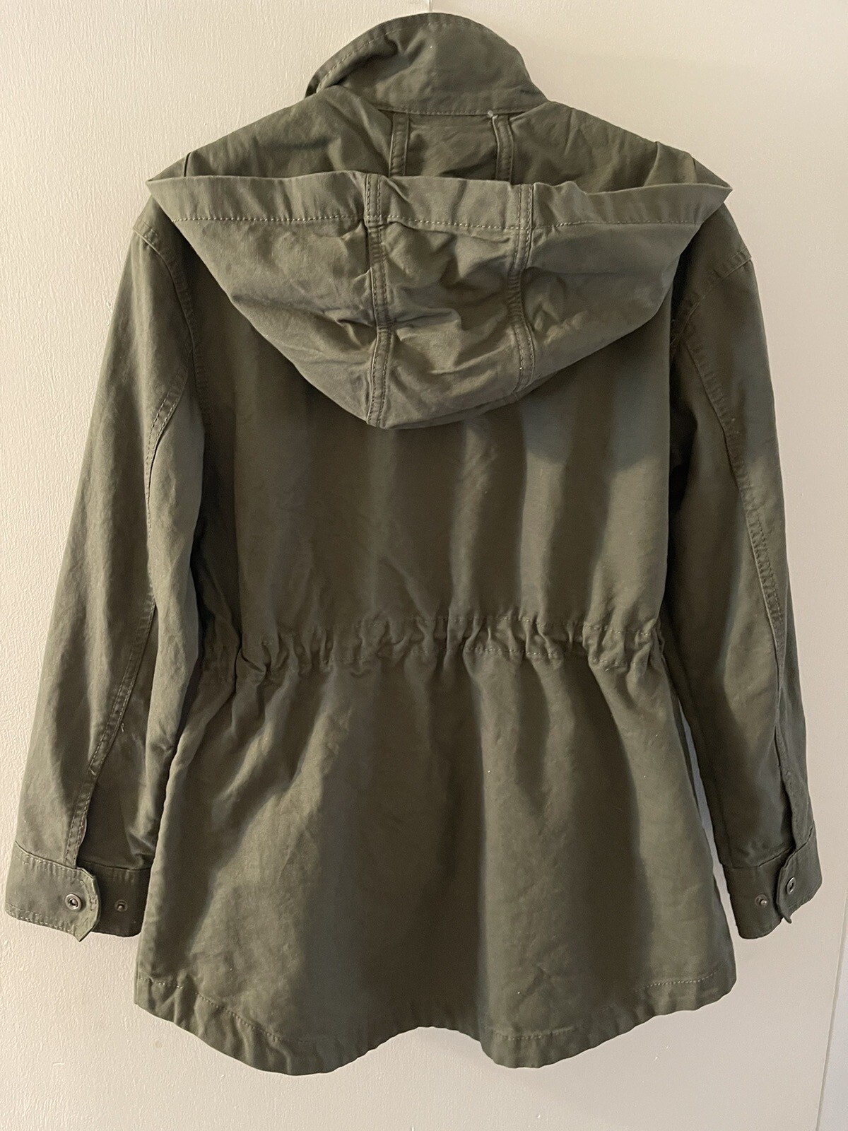 UNIVERSAL THREAD GREEN HOODED JACKET ZIP/SNAP CLO… - image 8