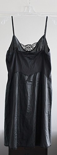 Vintage Dead Stock - Warner's Permanent Non-Cling Full Slip, USA, Black, sz 38 - Picture 6 of 10