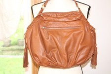 Sac à Main Junior Drake Luisa - Orange - Cuir - Taille Large - Neuf Avec étiquettes
