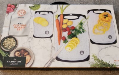 Master-Chef Three (3) Piece Cutting Board Set MC-983 Champions' Collection