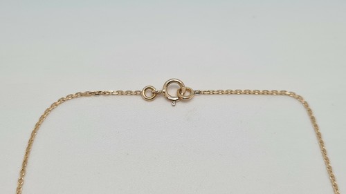 Collier rond en or jaune 18 carats diamant 690 € - Picture 4 of 5