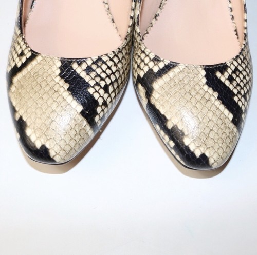 New! J.Crew Slingback Snake-embossed Leather Pumps NWOT Size: 7.5 - Picture 7 of 12
