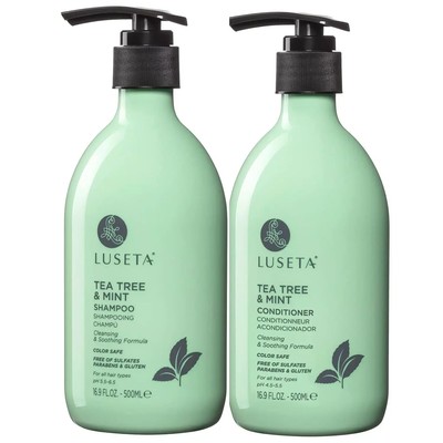 Peppermint and Tea Tree Shampoo and Conditioner for Hair Growth