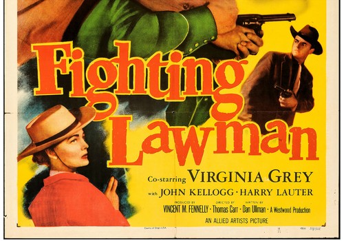 Fighting Lawman Allied Artists 1953 ORIGINAL Movie Poster One Sheet 27"x 41" - Picture 4 of 5