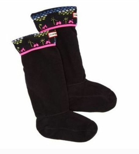 Hunter Kids Boot Sock Arcade OZONE/SOLAR Size XL (4-6) - Picture 2 of 9