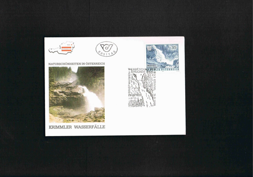 Österreich-Schmuck- FDC - Mi. Nr. 1932 " Krimmler Wasserfälle " TOP !!!