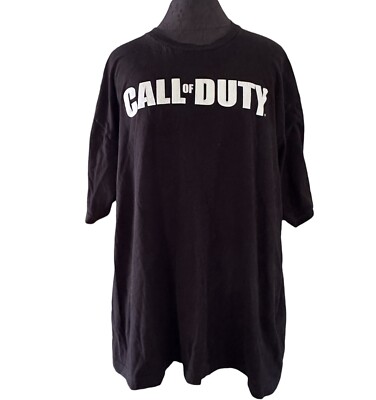 Call Of Duty Black Men's T-Shirt Mens 2XL 100% Cotton Short Sleeve