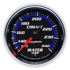 Autometer 6132 Cobalt Water Temperature Gauge 2-116 In. Mechanical Autometer 6132 Cobalt Water Temperature Gauge 2-116 In. Mechanical