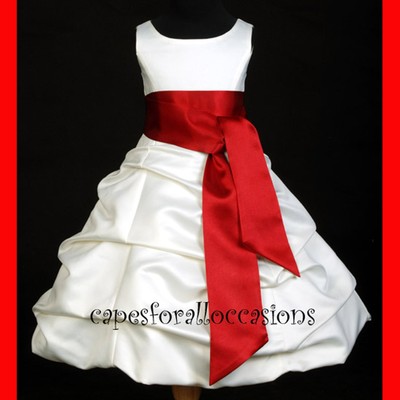 white and wine flower girl dresses