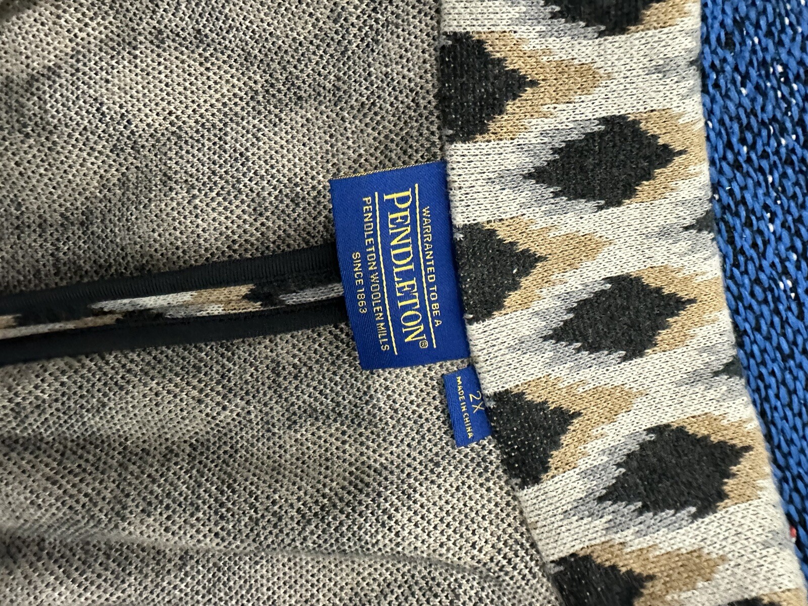 Pendleton Blazer Jacket Womens Geometric Office S… - image 4