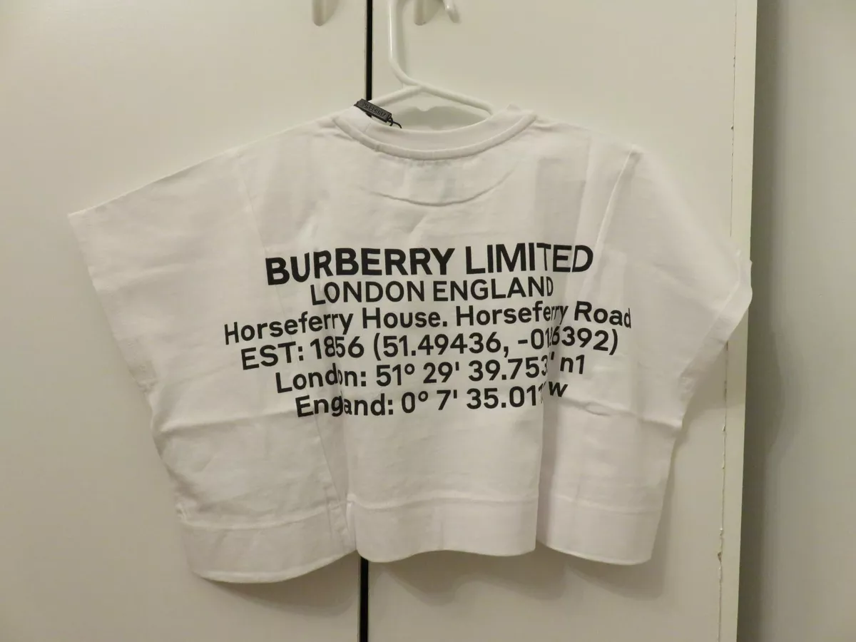 Burberry t top shirt ebay