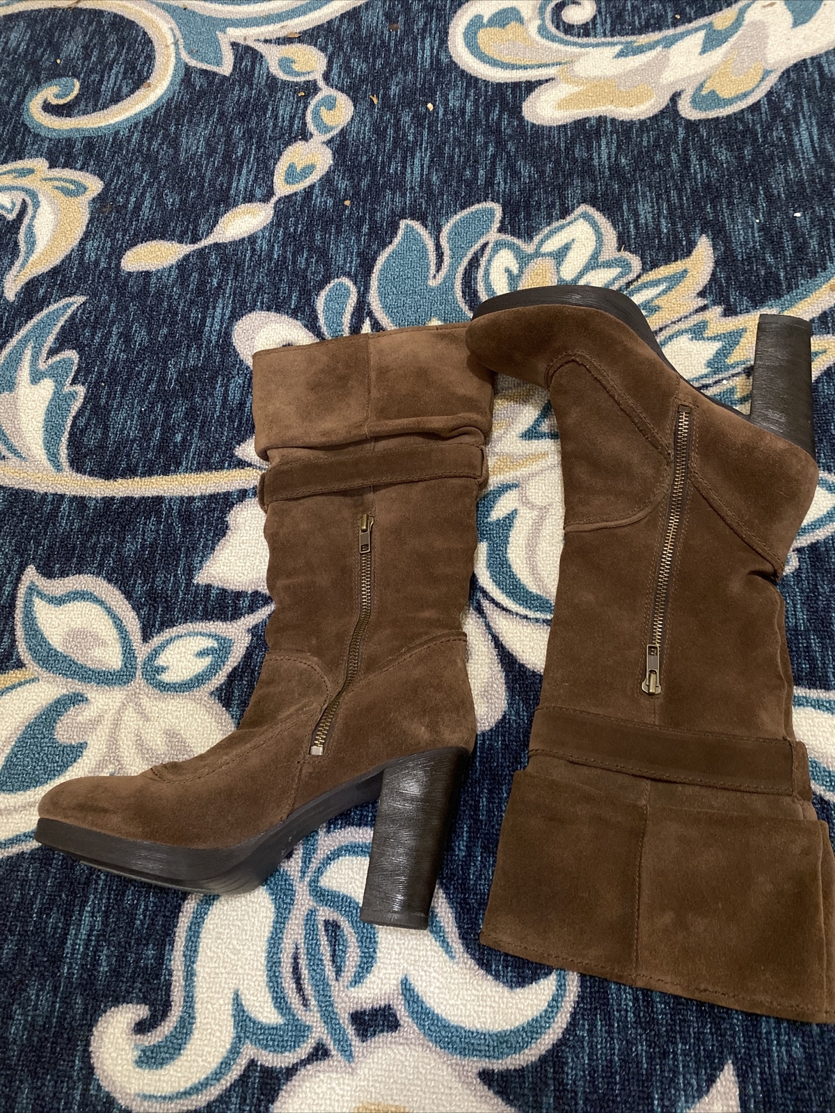 Boots Sumptuous Suede Nine West  Softee Boots Siz… - image 9