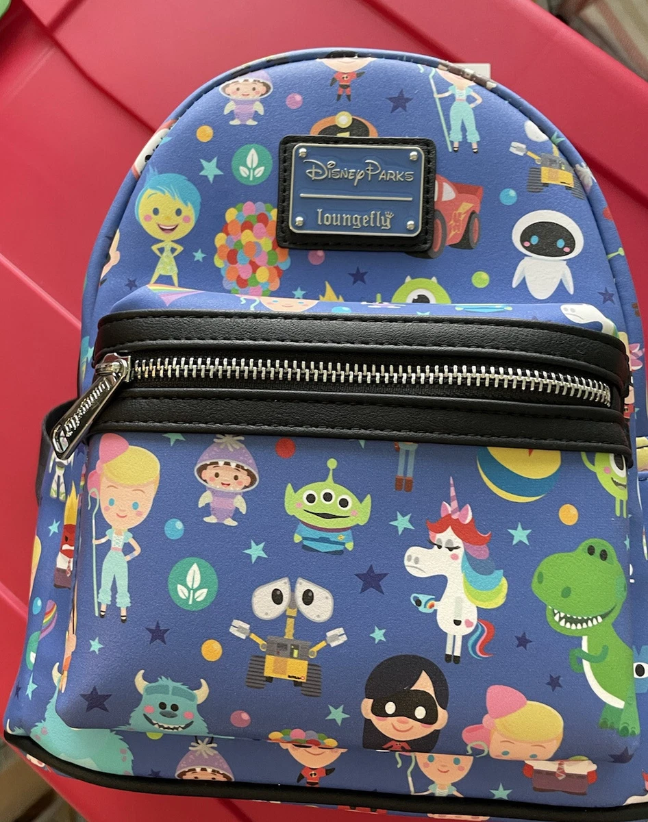 NWT Disney Parks Loungefly World of Pixar Mini Backpack Sulley Up Bo Peep  Wall E