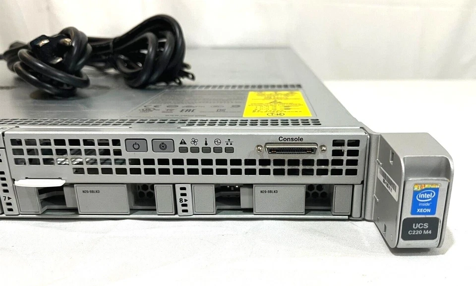 Cisco 1U Server C220 M4 20-Core CPU 32GB DDR4 RAM 2.5" 12G SAS 2x770W w/ 32GB SD - Image 3 of 4