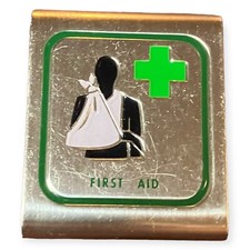 VBoy Scouts of America BSA Vintage Cub First Aid Skill Award Metal Belt Slide