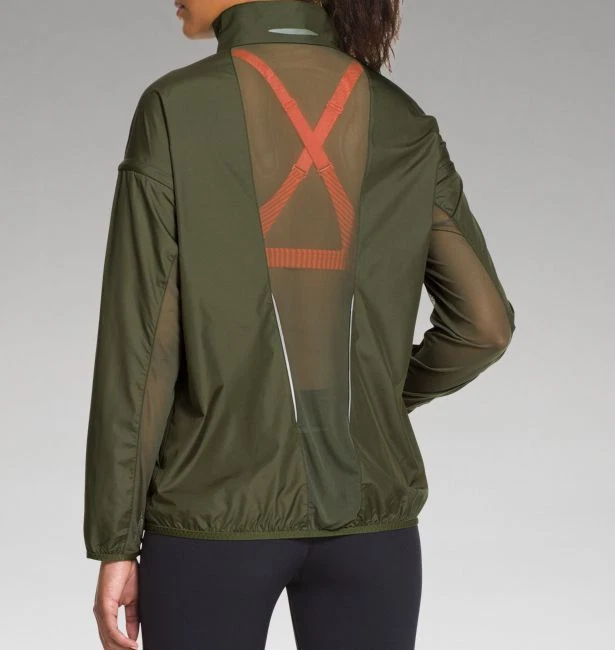 UNDER ARMOUR STUNNER Women GREEN FULL REFLECTIVE RUNNING JACKET VEST NWT M $125 - Image 2 of 4