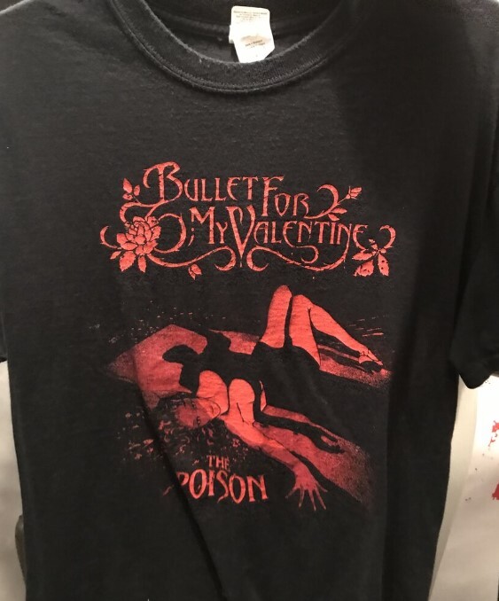 Bullet For My Valentine バンドT 2010 TOUR Vintage T Shirt Bullet For My Valentine - Gem