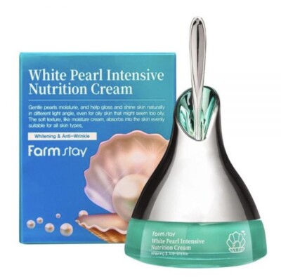 Farmstay White Pearl Intensive Nutrition Cream 50g, SeaHorse WaterFull Cream 50g