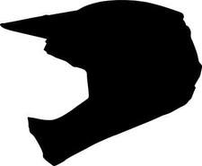 Calcomanías de casco integral de 2 piezas para bicicletas de montaña freeride descenso enduro