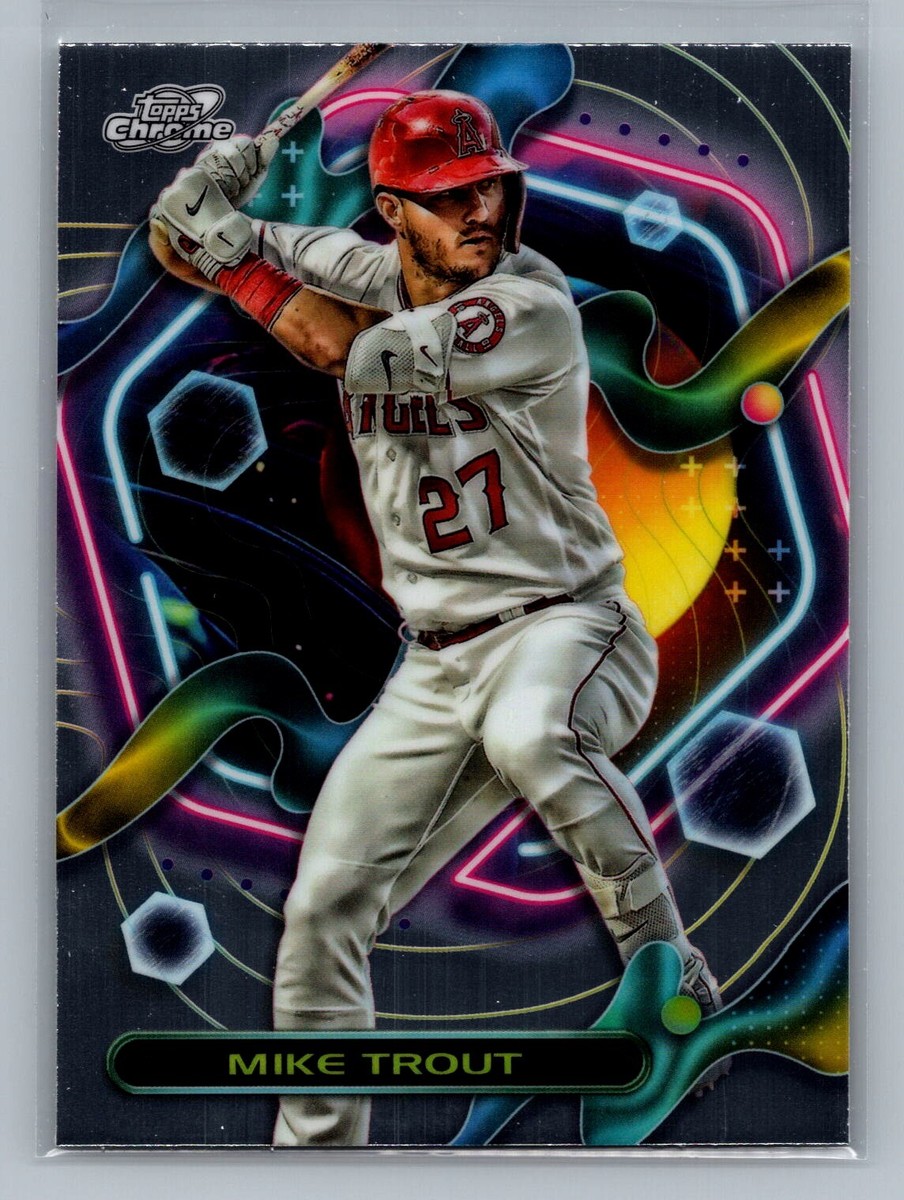 2023 Topps Chrome Cosmic Mike Trout Angels | eBay