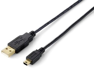 USB Kabel Equip A -> mini B St/St  3.00m sw Blister