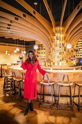 snake jacquard knot midi dress