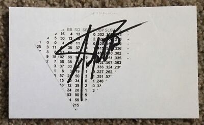 Jarrod Patterson signed cut - Mets Tigers Royals