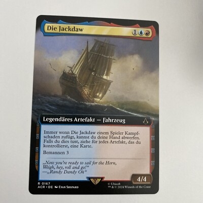 Die Jackdaw, Magic The Gathering Full Art Assassins Creed 