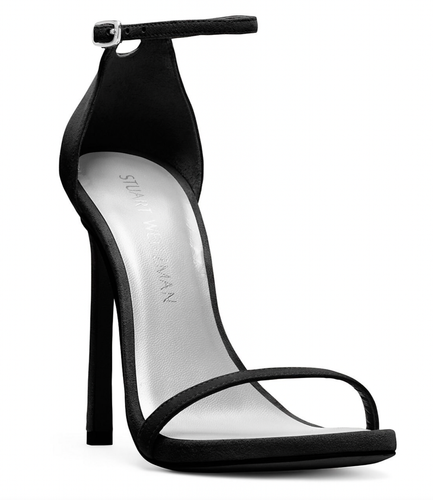 black strappy heels stuart weitzman