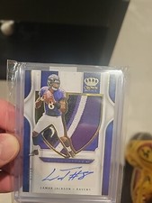 2019 Lamar Jackson Rookie Auto Patch Crown Royale #7/10