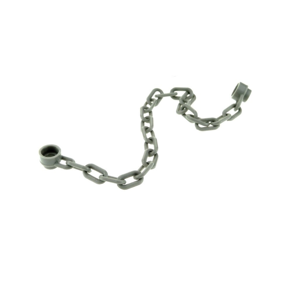 1x Lego Chain 21 Links Light Gray 4113265 39759 39763 60169 30104