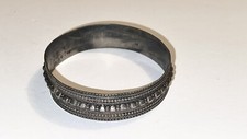 Antique 925 Sterling Silver Moroccan Berber Ethnic Tribal bracelets/bangle 41.9g