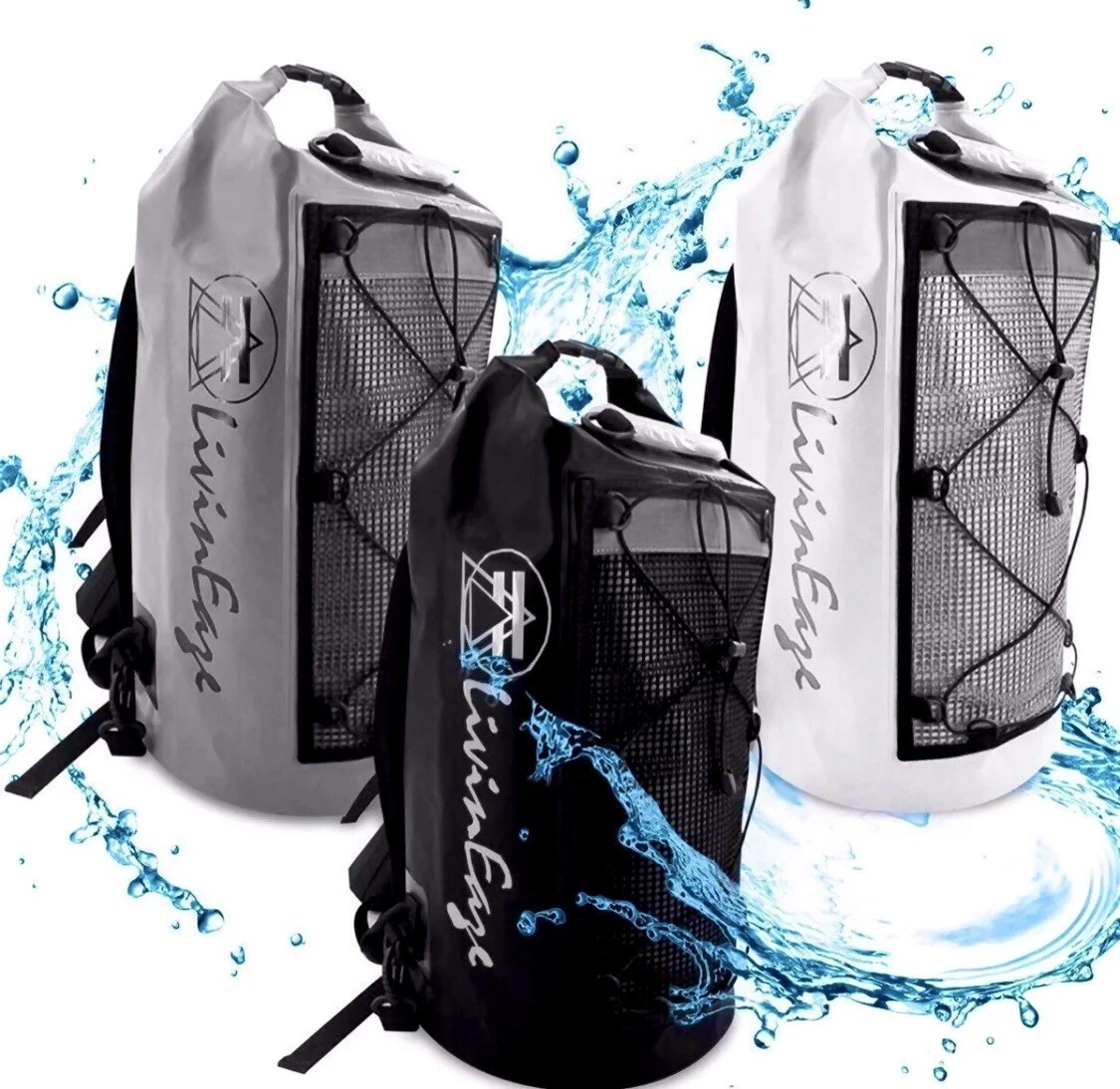 40L Waterproof Backpack Dry Bag, Hiking Camping Fishing Hunting Kayaking  Swimming