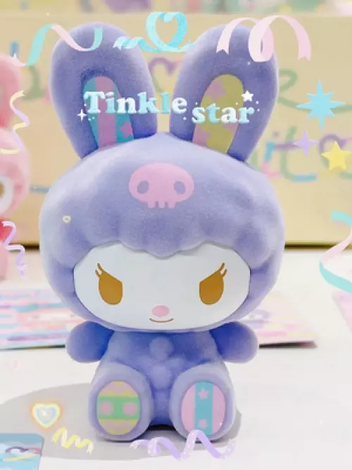 MINISO Sanrio Characters Fluffy Rabbit Series Confirmed Blind Box Figure  HOT