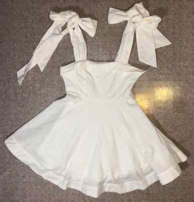 slim fit dress slacks Long White Formal Dress with Tie Shoulder Straps Off White / 14
