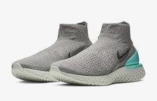 nike rise react flyknit all black