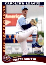 2016 Carolina League Prospects Choice #26 Foster Griffin Orlando Florida FL Card