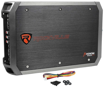 RXA-F1 1600W 4-Channel Car Amplifier, Dyno-Certified RMS, MOSFET Power Supply, E