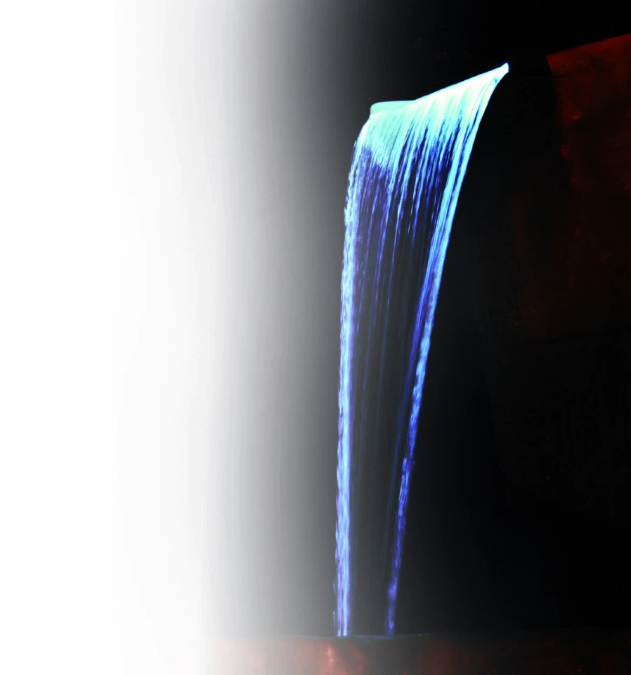 Ubbink Design-Wasserfall Nevada 60 cm Inox LED Wasserfallschale Wasserspiel - Bild 3 von 4