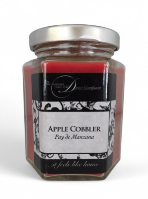 NEW The Home Decor Direct Company APPLE COBBLER 7.5 oz Jar Candle Made in U.S.A.