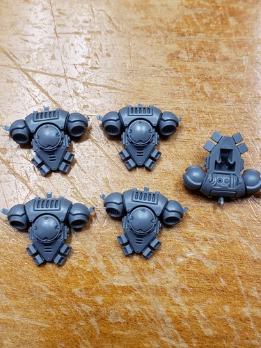 Warhammer 40k Space Marine Primaris Bits Assault Intercessor Backpack x5 - Picture 4 of 7