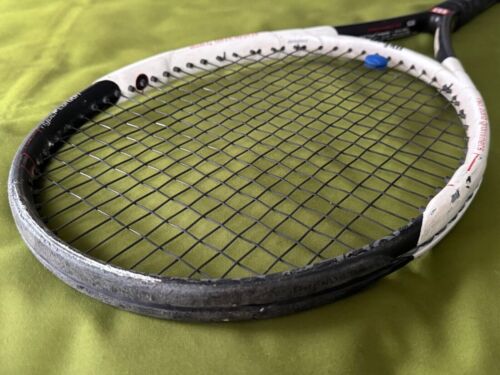 Wilson Hyper Hammer 6.2 racchetta da tennis nero/bianco 4 1/4 2 VGD 110² in carbonio - Foto 9 di 12