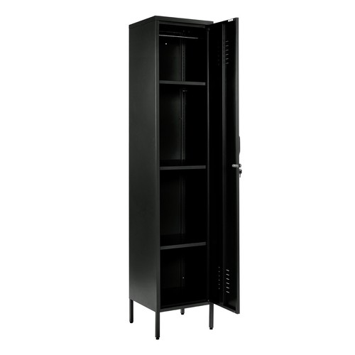 Metal Locker Storage Cabinet Cupboard Retro Vintage Narrow 3 or 4 Tier 137-180 - Picture 44 of 44