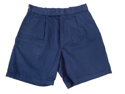 Lacoste Damen Shorts Gr 38 XS S M BW 35cm Kurze Hose Klassisch Elegant Blau Navy