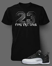Men Tee  Shirt to Match AIR J12 LOW PLAYOFFS Sneaker Sport Pro Club Shaka RTP 